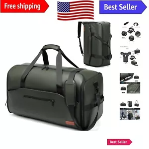 Convertible Garment Duffle Bag with Shoe Compartment - Carry-On Travel Essential - Picture 1 of 9