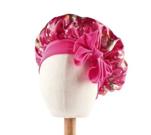 Girls Strap Sleeping Bonnet Hat, Lightweight Comfortable Elastic Nightcap For... - Picture 1 of 3