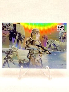 2021 Topps Chrome Star Wars Galaxy THE EMPIRE ON HOTH Refractor #43 - Picture 1 of 2