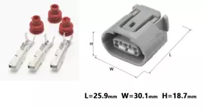 3 pin alternator connector fits denso toyota lexus - Picture 1 of 1