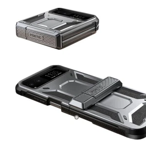 Für Moto Razr 2023 Hülle Robust Stoßfest Schutzhülle Metallic Gun Metal - Bild 1 von 7