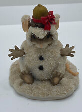 Charming Tails Mackenzie The Snowman Fitz & Floyd Christmas Figurine 98196  1997