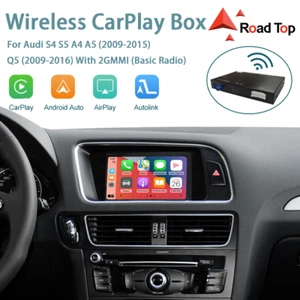 Wireless CarPlay Android Auto Retrofit Kits For Audi A4 A5 Q5 w/ 2GMMI 2009-2015 - Picture 1 of 8