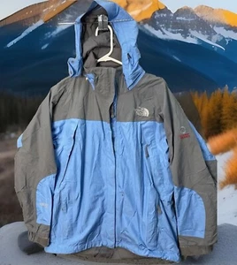 The North Face • Blue Hooded Summit Series Full Zip Gore Tex XCR Jacket Women M - Picture 1 of 19