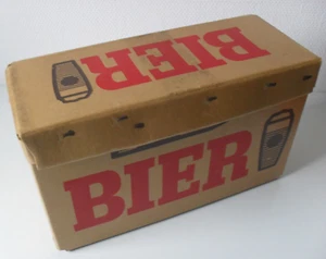 ✅MEHRWEG - FLASCHENKASTEN 10 Flaschen 0,5 Liter Pappe Bier Werbung eurodur E510 - Bild 1 von 6