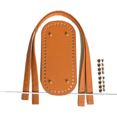DIY 60cm PU Leather Bag Strap for Woven bag Handmade for Women's bag Accessories - Image 1 of 4