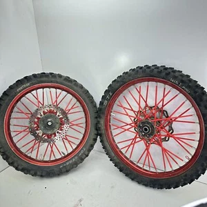 Honda CRF450R 2009 ADN completo carreras rueda trasera cubo juego delantero CRF250R - Imagen 1 de 16
