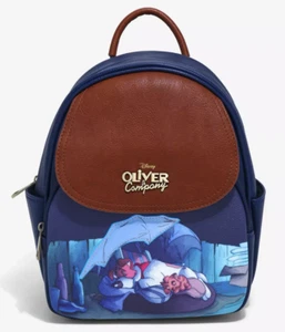 Disney Loungefly Oliver and Company Mini Backpack Dodger Dogs Cats BoxLunch NEW - Picture 1 of 5