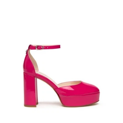 Scarpe Nero Giardini in pelle vernice E307060DE decoltè fuxia - Immagine 1 di 4