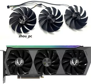 GPU Replacement Cooler Fan For ZOTAC RTX3090 3080ti 3080 3070ti AMP Holo/Trinity - Picture 1 of 4