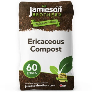 Ericaceous Compost 60L for acid loving plants - By Jamieson Brothers - Picture 1 of 5