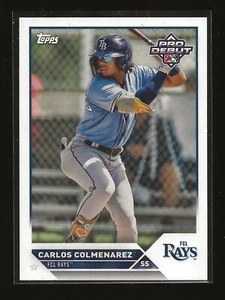 2023 Topps Pro Debut Carlos Colmenarez Base Card FCL Rays (#PD-14) - Picture 1 of 2