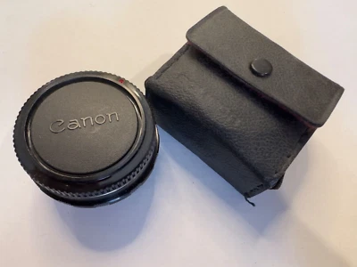Soligor Auto Teleconverter 1.5X fits Canon FD made in Japan / both covers & case - Image 1 of 4