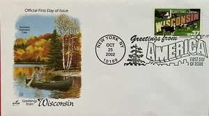Artcraft 3744 GFA Wisconsin Kanufahren im Northern Highland Lake  - Bild 1 von 1