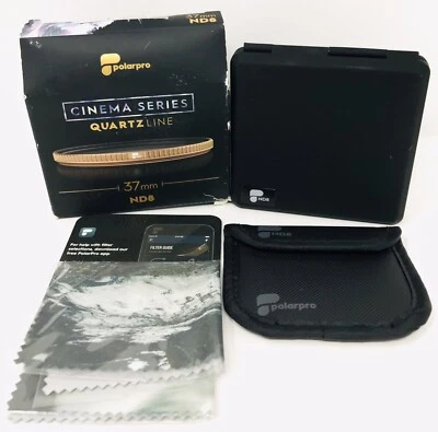 PolarPro Cinema Series Quartzline Filter ND8 37 mm Neutral Density Camera Filter - Image 1 of 3