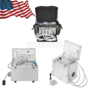 ETERFANT Portable Dental Delivery Unit Air Compressor Suction System 4Holes - Picture 1 of 59