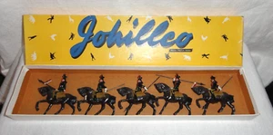 Vintage Johillco #158 Lancers ~ 5 Mounted British Lancers ~ England - Bild 1 von 12