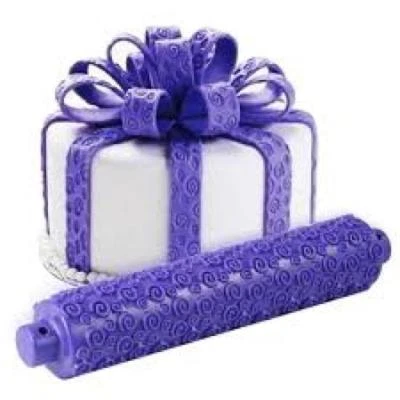 Cake Decorating Embossed Rolling Pin - Image 1 of 4