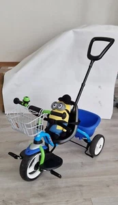 PUKY CEETY Dreirad mit Schiebestange - Vollausstattung - Blue/Kiwi - Bild 1 von 9