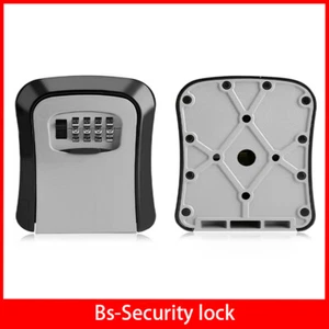 Digit Combination Key Lock Box Wall Mount Safe Security Storage Case Organizer - Picture 1 of 12