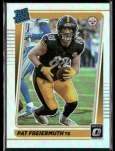Pat Freiermuth 2021 Donruss Optic #232 Holo Pittsburgh Steelers PENN ST - Foto 1 di 2
