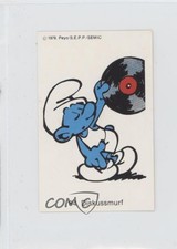 1979 Swedish Samlarsaker Smurfs Diskussmurf (Discus Smurf) #84 f5h