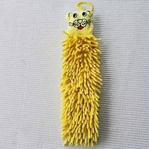 "Norwex Haustier zum Trocknen Tiger Kinder Handtuch Balock gelb Chanille 15""x4" - Bild 1 von 7