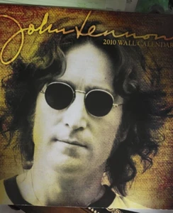 John Lennon 2010 Wall Calendar by Aquarius designed in Canada - Picture 1 of 7