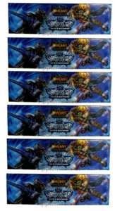 6 EMPTY STORAGE CARD BOX 14" World of Warcraft TCG CCG Icecrown Epic Collection - Picture 1 of 1
