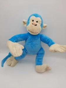 Ganz Blue Monkey Plush 13" Poseable - Picture 1 of 8