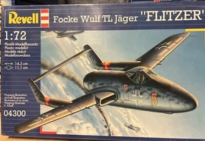 Original 1996 Revell 04300 Focke Wulf TL Jager Flitzer 1:72 Model Plane Kit, New - Picture 1 of 1