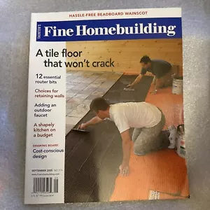 2005 August/September Fine Homebuilding Magazine Shaping Your Kitchen 142p - Picture 1 of 2