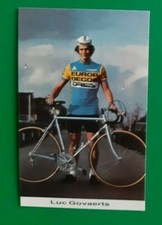 CYCLISME carte cycliste LUC GOVAERTS équipe EUROP DECOR 1983 10.5 / 6,5 cm