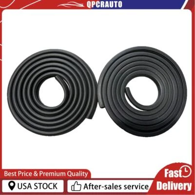 Set of 2 Door Seal Rubber Weatherstrip Pair fit Dodge D100 D250 300 Pickup Truck - Image 1 of 4