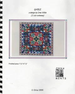 GAYLE Needlepoint Design by Orna ORNAMENTS Comb-Binding 1999 - Imagen 1 de 3