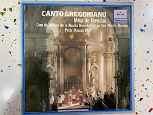 CANTO GREGORIANO LP VINILO MISA DE NAVIDAD CORO MONJES ABADIA BENEDICTINA SAN MA - Imagen 1 de 4