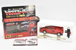 TAKARA Transformers 04 Sideswipe Lambor Cybertron Vintage Japan Figure - Picture 1 of 14