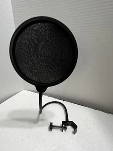 Aoleo Professional Microphone Pop Filter Dual Layer Flexible Gooseneck Clamp - Picture 1 of 6