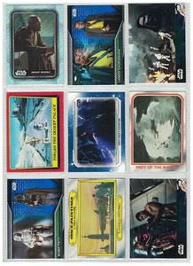 Star Wars Non-Sport Trading Card Lot - Lando Luke Boba Fett Finn (9 Cards) SW1 - Picture 1 of 2