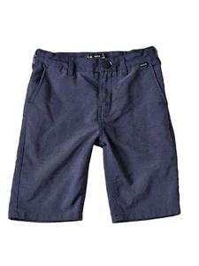 Hurley Boys Size 10 Blue Shorts Nike Dri Fit Pockets - Picture 1 of 4