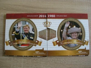 Netherlands Holland 2013 + 2014 year BU coins sets 2 pcs RAR - Picture 1 of 10