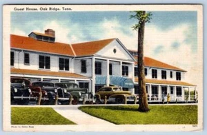 1940's OAK RIDGE TENNESSEE GUEST HOUSE OLD CARD VINTAGE POSTCARD MAILED 1952 - Imagen 1 de 2