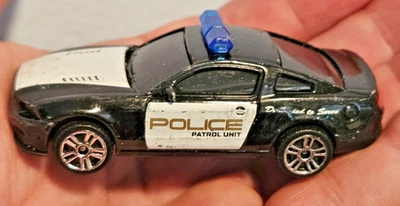Majorette 1:61 Ford Mustang Jefe Policía Patrulla Unidad Coche Suelto Diecast Foto 1 de 4