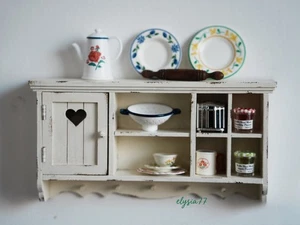 1/ 6 Scale Dollhouse Miniatures Unfinished Furniture Vintage Kitchen Shelve Rack - Picture 1 of 11