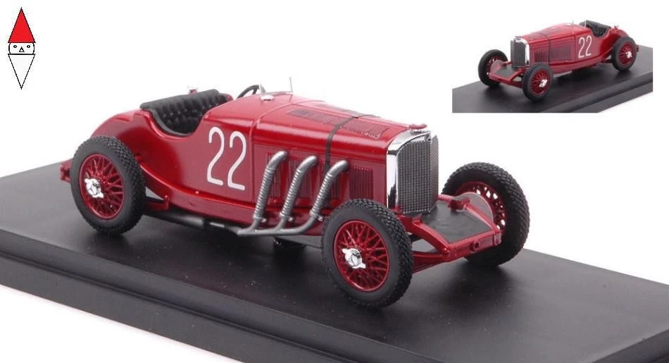 1/43 RIO MERCEDES BENZ F1  SSK 7.1L S6 SUPERCHARGED SPIDER N22 MONZA GP 1931 RED - Immagine 1 di 3