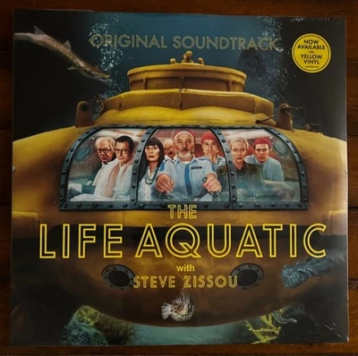 The Life Aquatic with Steve Zissou Original Soundtrack Reissue Yellow Vinyl 2xLP - Image 1 of 2