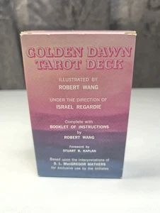 Rare Golden Dawn Tarot Deck Robert Wang Cards Vtg 1978 with Instructions Booklet - Picture 1 of 11