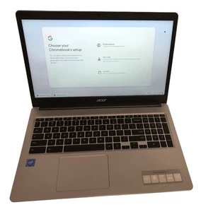 Acer Chromebook 315 Intel Celeron N4000 CPU 4GB RAM 32GB ChromeOS Plateado - Funciona - Imagen 1 de 12