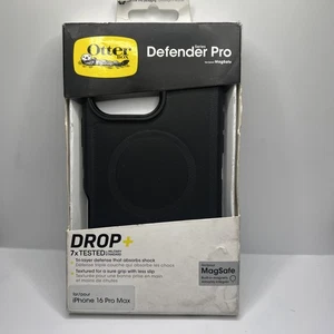 OtterBox Defender Pro Case für MagSafe für Apple iPhone 16 Pro Max - Schwarz - Bild 1 von 2