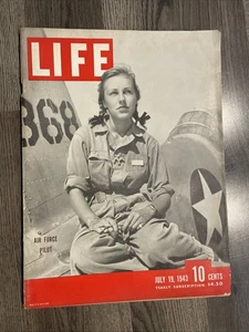 Life Magazine - July 19, 1943 - Female Air Force Pilot World War II - Bild 1 von 15